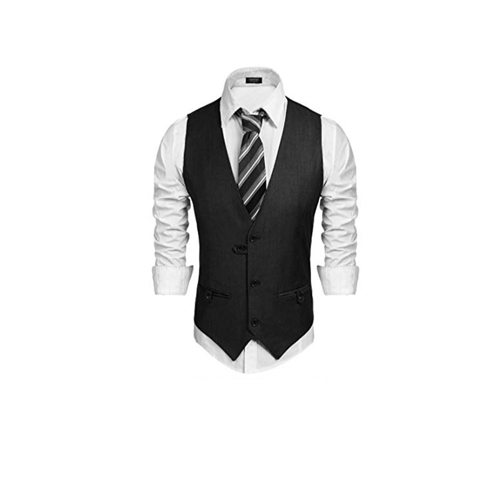 Latest New fashion trending Vests For Men Slim Fit Mens Suit Vest Male Waistcoat