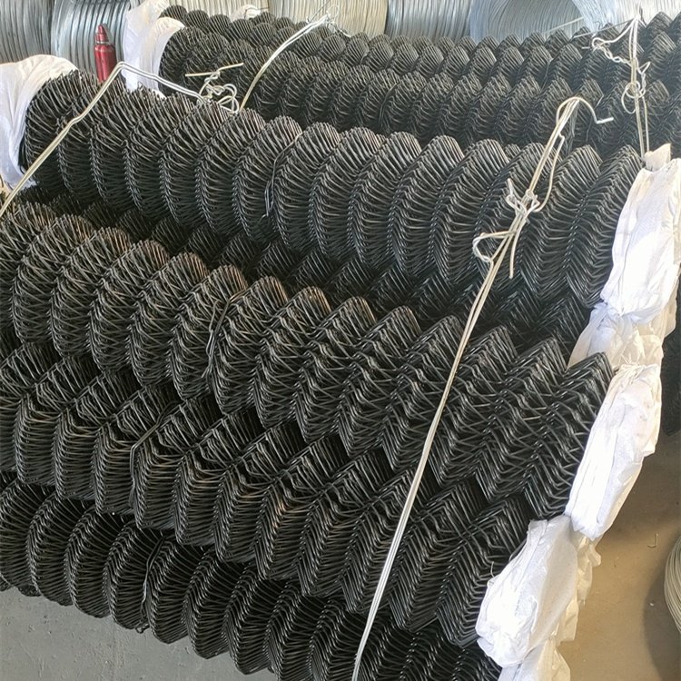 wholesale 6ft 7ft 8ft used 9 gauge 10 gauge 11 gauge black vinyl PVC coated hot dip galvanized chain link fence for sale