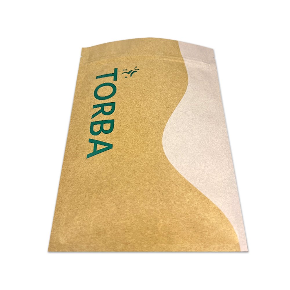 Customized logo plastic aluminum foil small kraft paper ziplock sachet