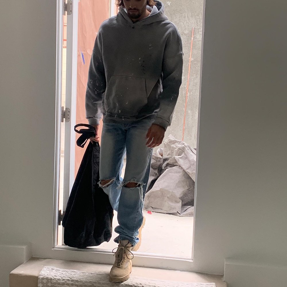 Huili Wholesale Heavyweight 100% Cotton Splash Washed Oversized Hoodies Men Custom Vintage Distressed French Terry Hoodie