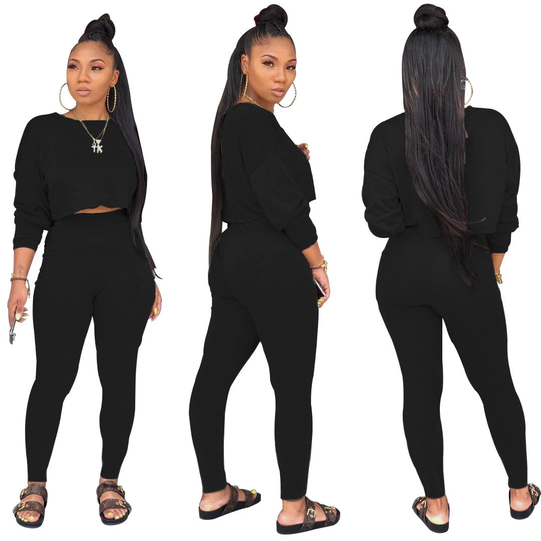 Wholesale manufacturer womens outfit two sets women 2 piece set clothing winter