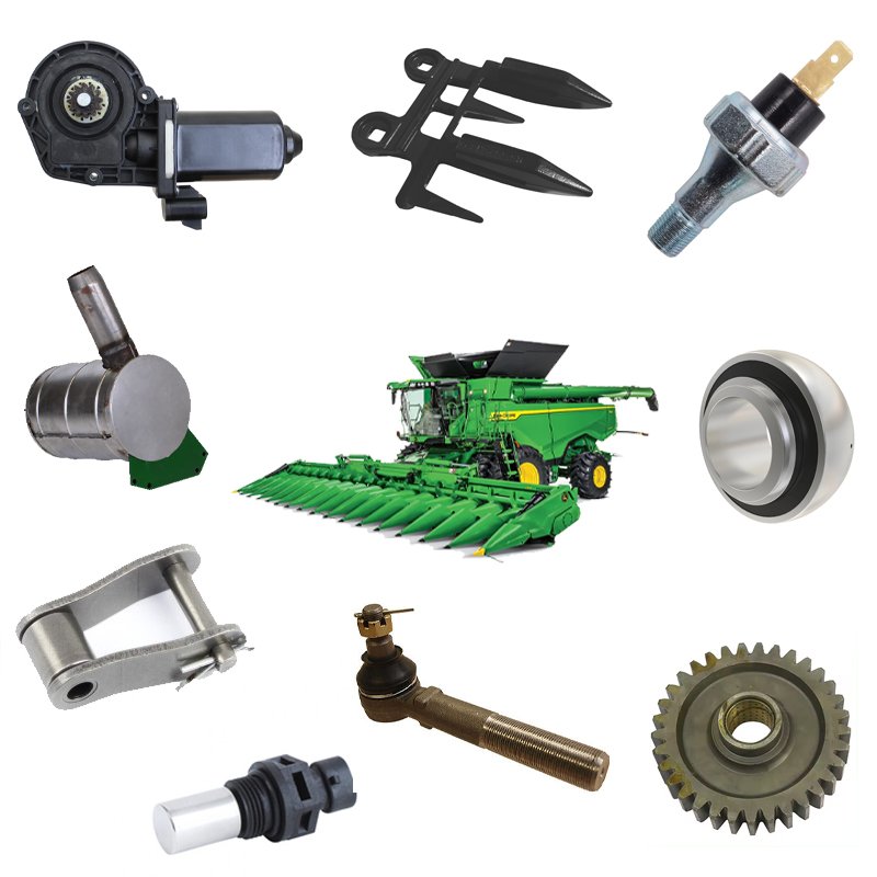 John Deeree Combine Harvester Parts Sensor Chain links Ball Bearing Muffler Tie Rod Position Sensor AH101187 RE519144 120419007