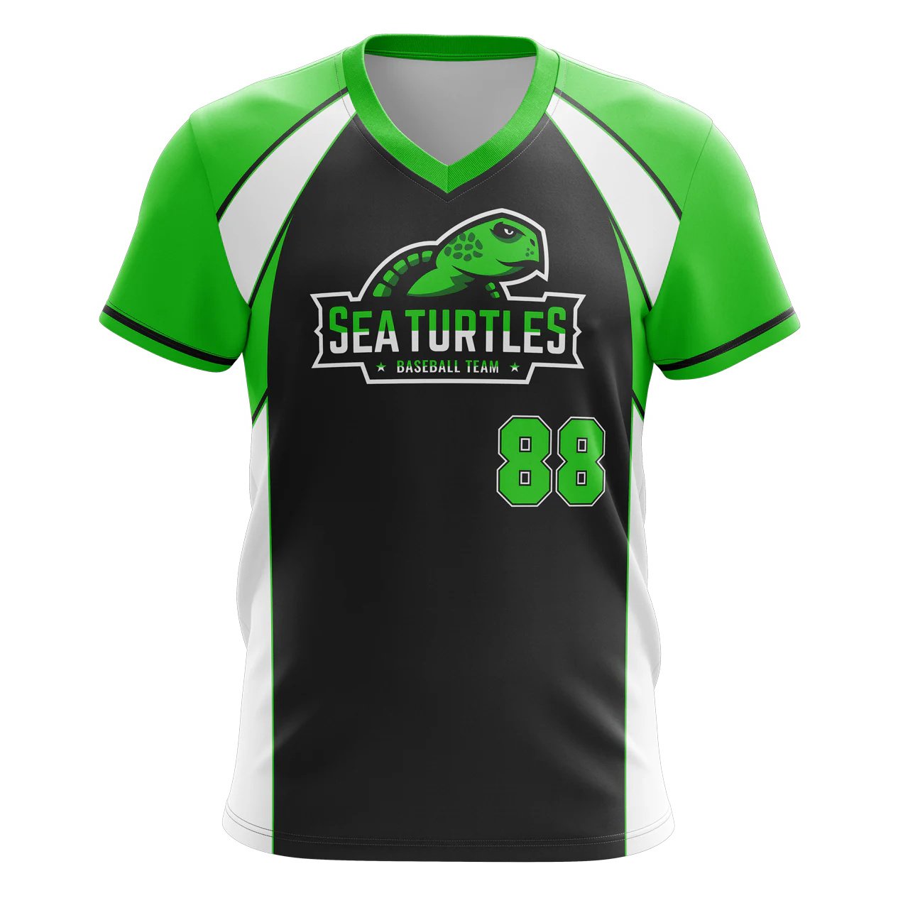 Hot Selling 100% Polyester Baseball Jersey T Shirt Quick Drying Large Size Blank Striped Sublimation Printing Sportswear
