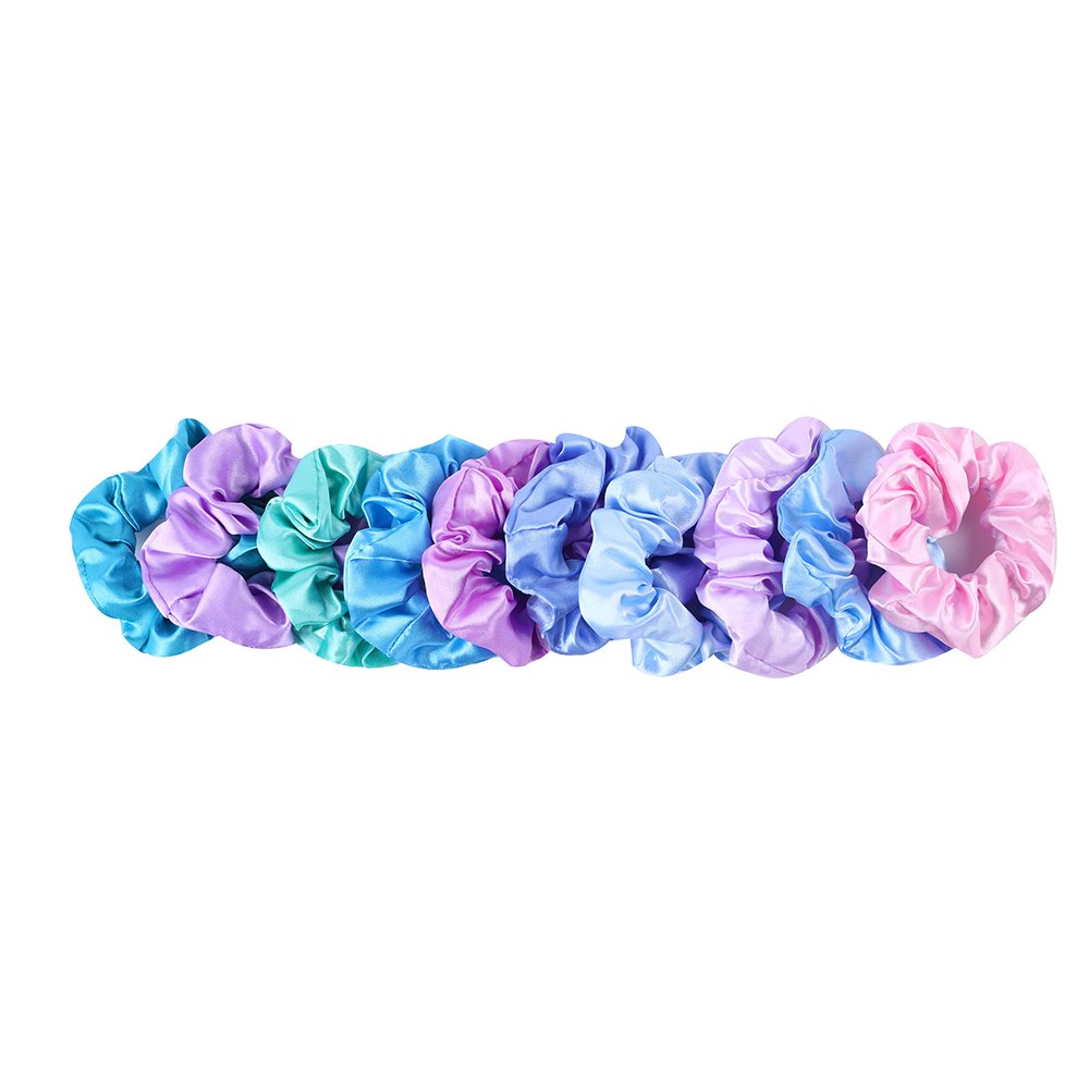 60 colors Satin Hair Scrunchies for Women Softer Than Silk Scrunchies Satin Hair Ties for Girl Ties Ponytail Holders