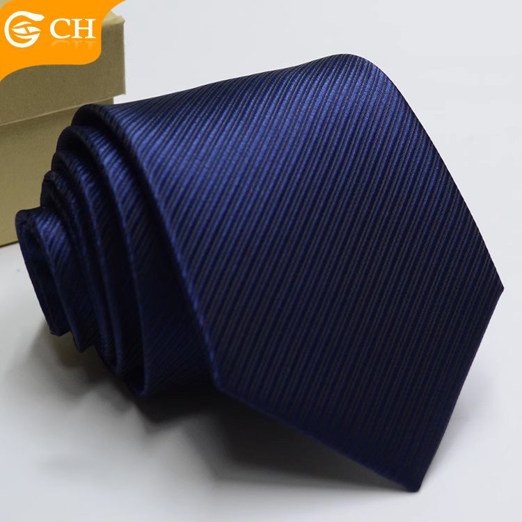 Old Factory Designer Chinese Latest Chic Woven Solid Polyester Neckties For Men Personalized Import Solid Custom Tie