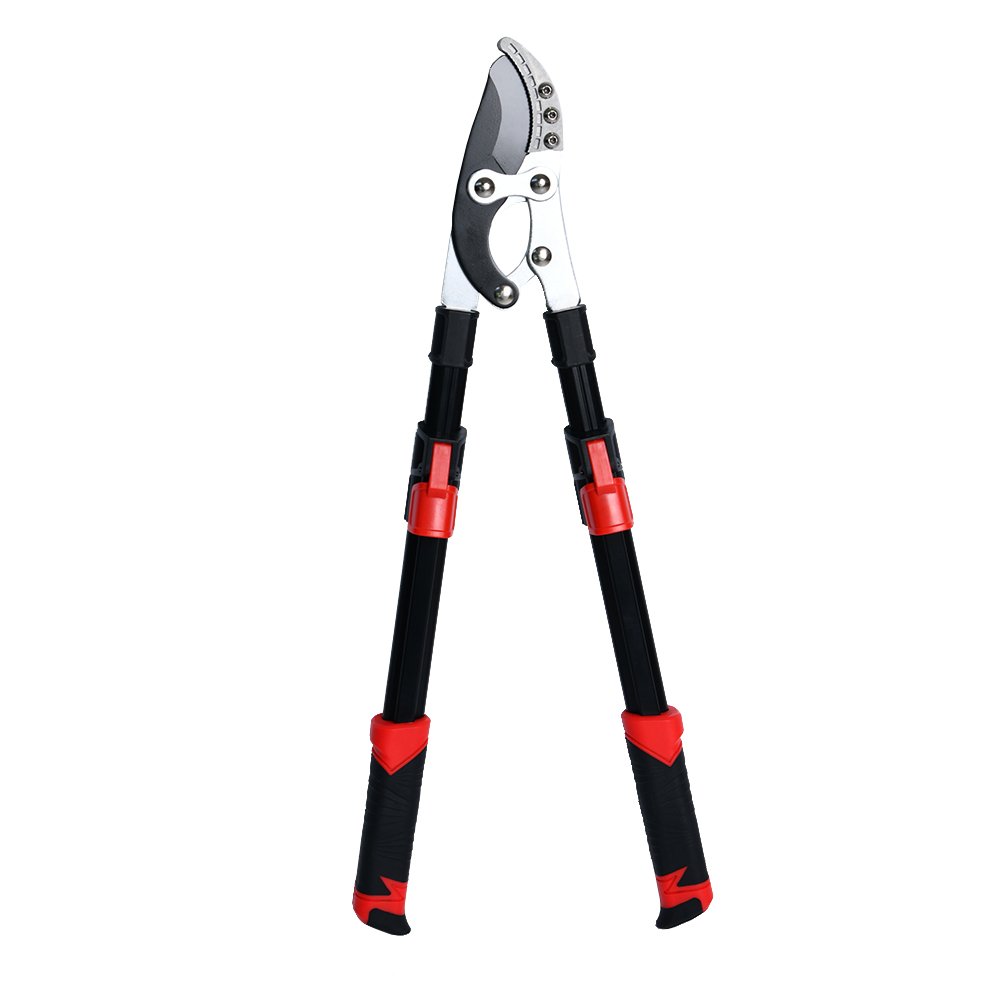 Winslow & Ross chrome plated lower blade lopping shear long reach 70-88cm telescopic metal anvil loppers