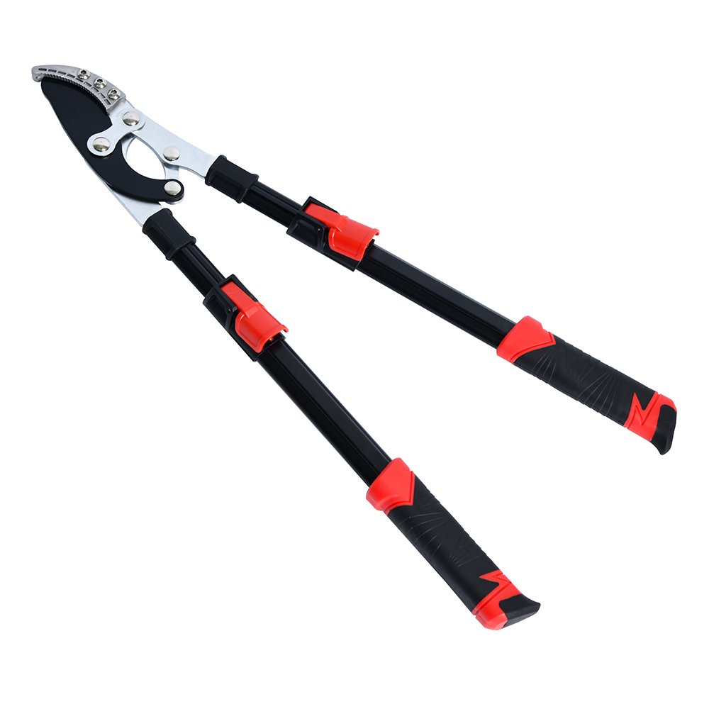 Winslow & Ross chrome plated lower blade lopping shear long reach 70-88cm telescopic metal anvil loppers