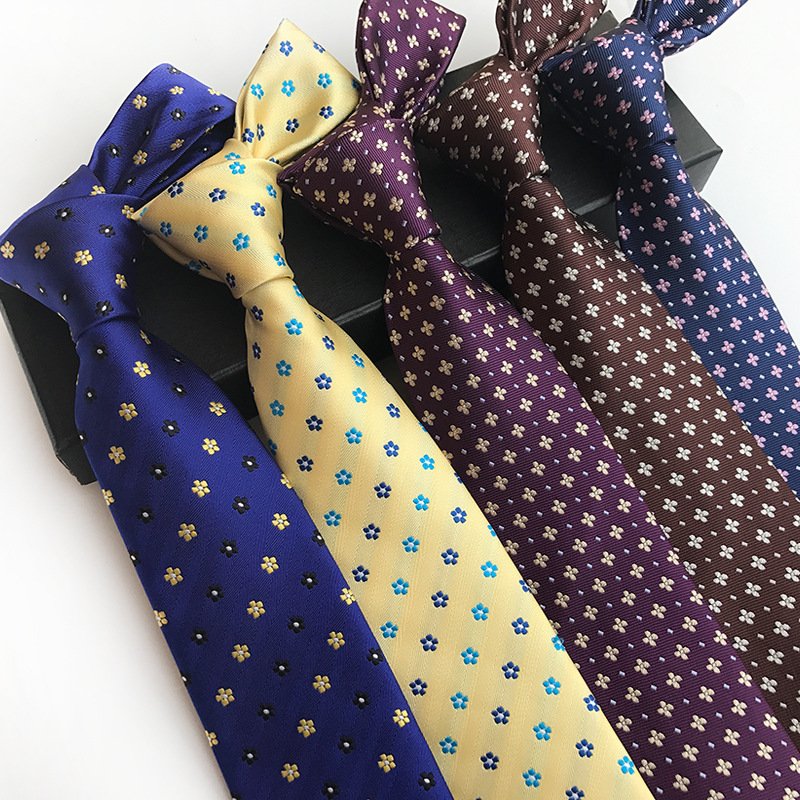 Custom Necktie Manufacturer High Quality Jacquard Polyester Men Business Neck Ties