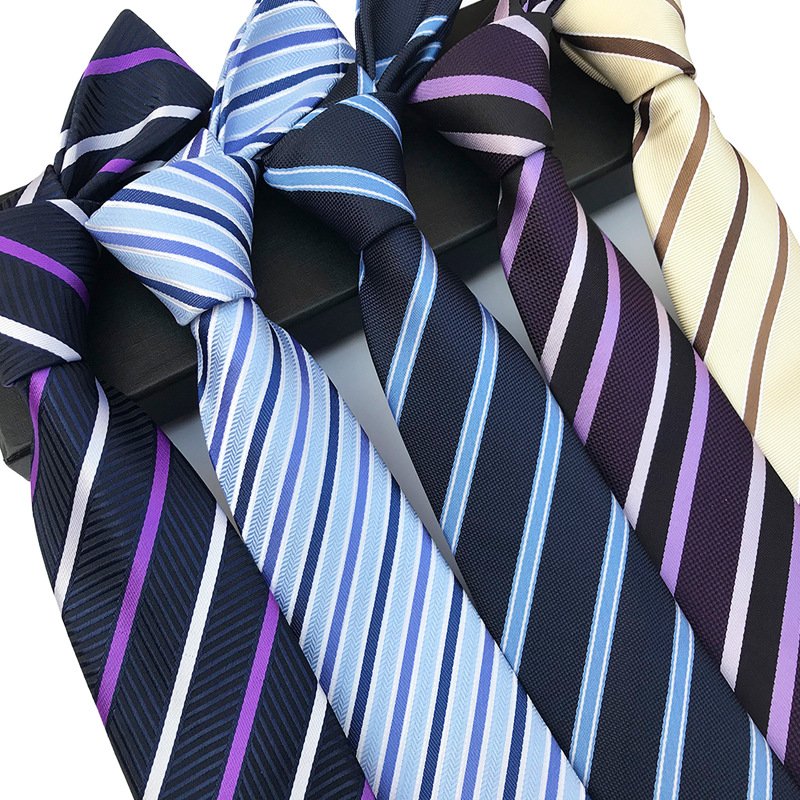Custom Necktie Manufacturer High Quality Jacquard Polyester Men Business Neck Ties