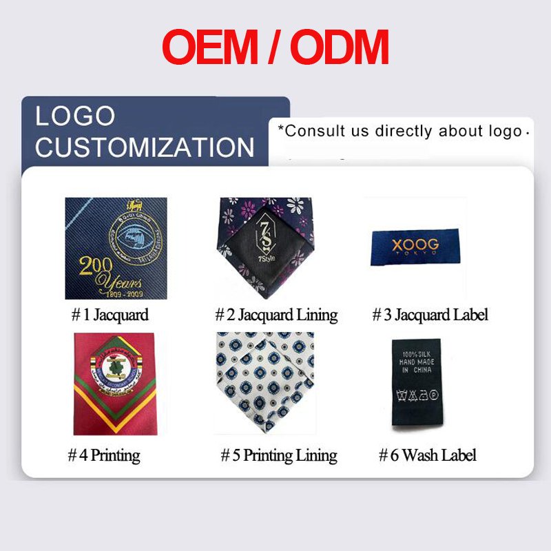 Custom Necktie Manufacturer High Quality Jacquard Polyester Men Business Neck Ties
