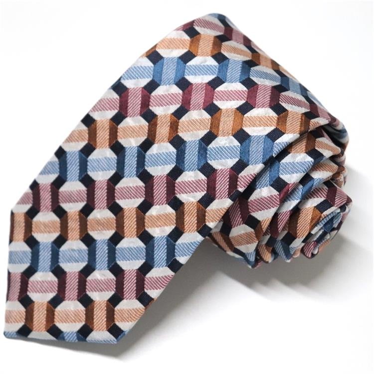 Wholesale Special Design 8cm Neckties for Men's Ties 100% Silk Jacquard Woven Man Neck Ties Fast Shipping Products