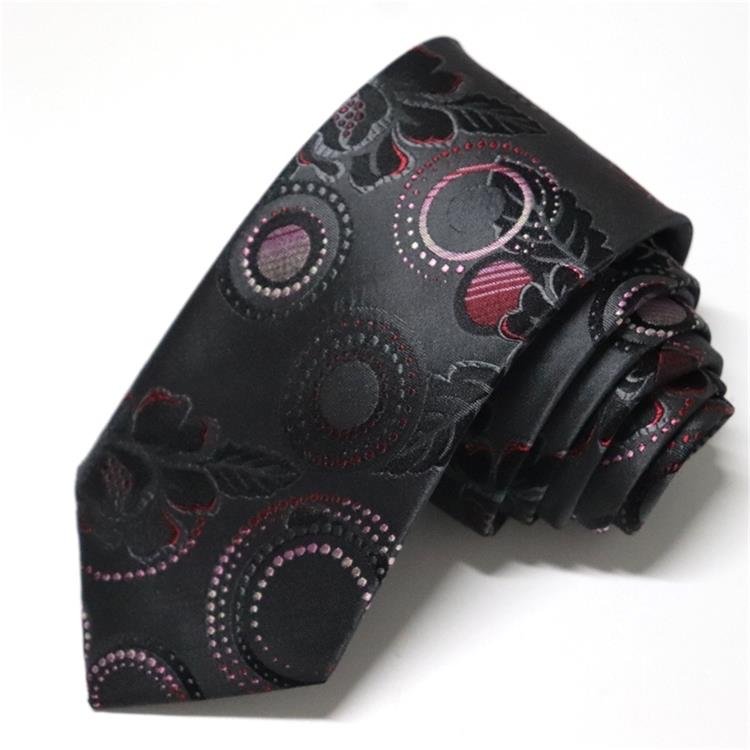 Wholesale Special Design 8cm Neckties for Men's Ties 100% Silk Jacquard Woven Man Neck Ties Fast Shipping Products