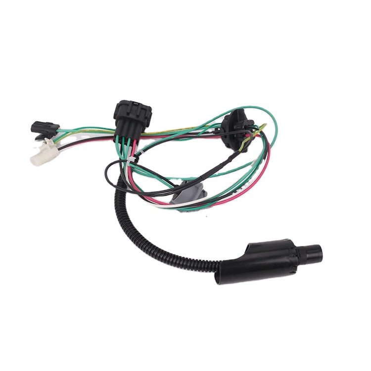 Customized Plastic Male Connectors Plugs Pigtail Bulb Automotive Hid Input Wires Wiring Harness