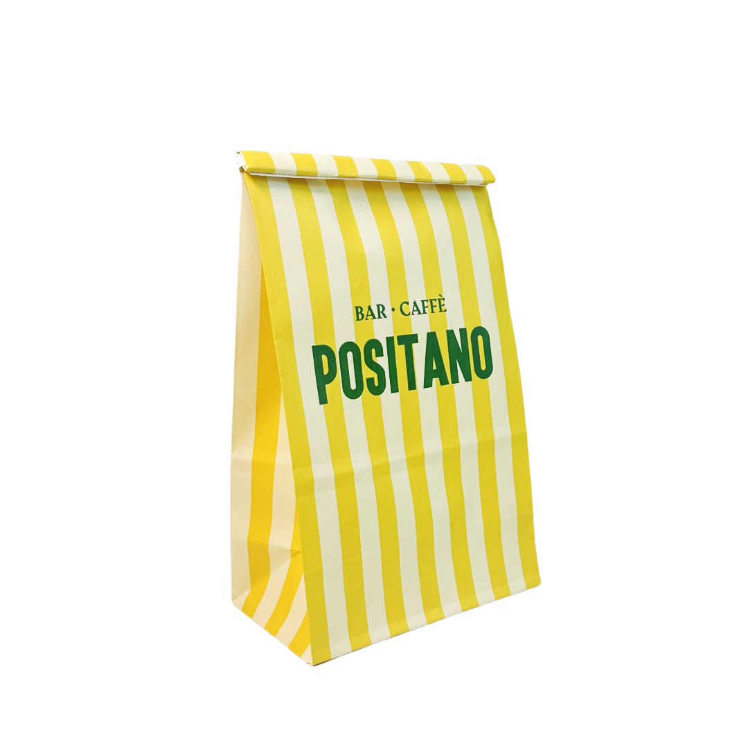 Recyclable Custom Printed Logo Greaseproof snack , cake , bread Tin tie Paper Bag Food Packaging