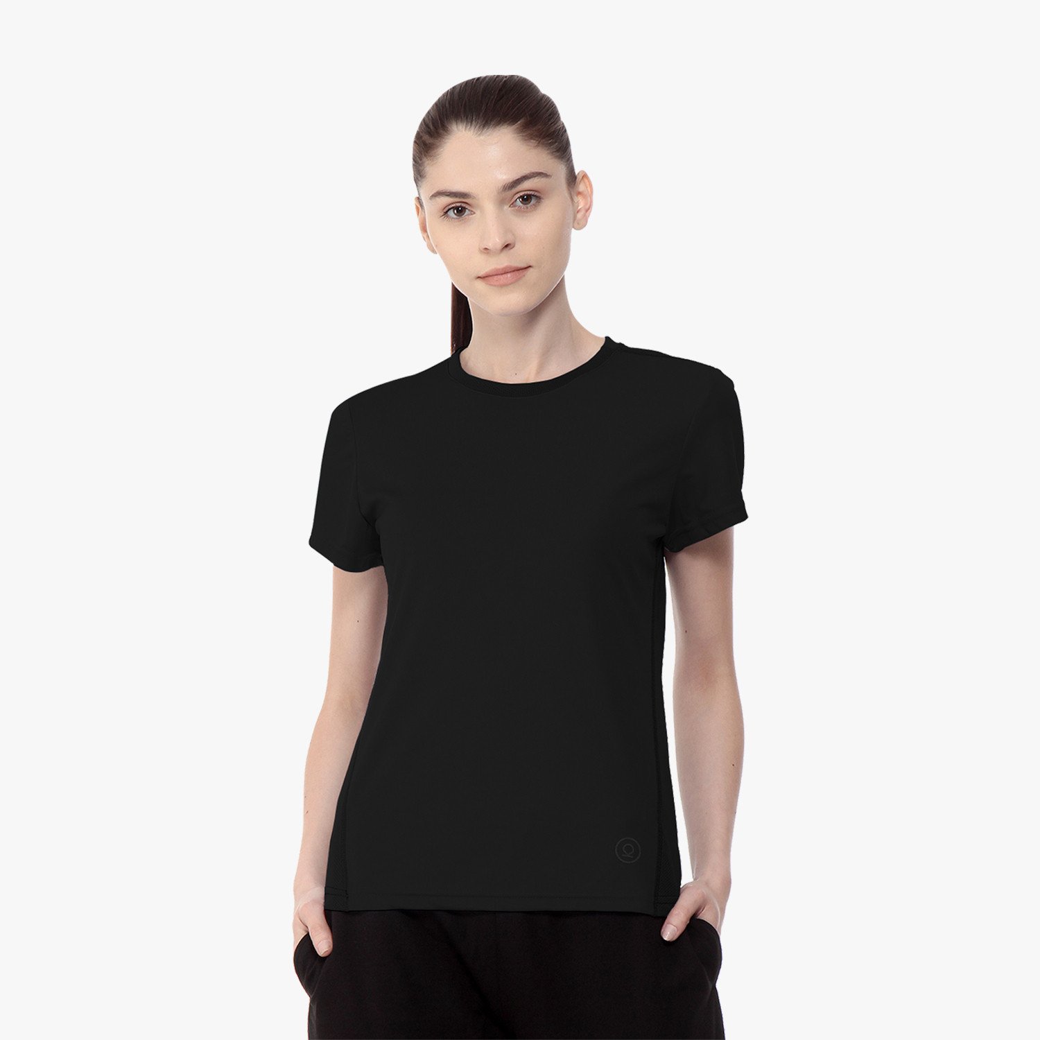 Factory Wholesale Wholesale Custom Short-sleeve Cotton Solid Color Round Neck Women T Shirt women's custom logo o-neck t shirts