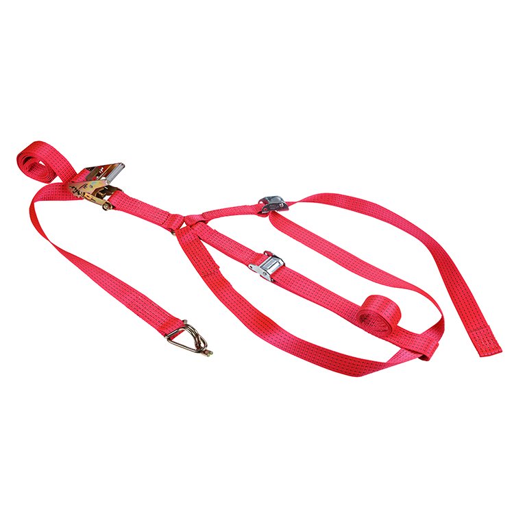 Heavy duty rope 1.5 inch 3000kgs tire strap tire tie down strap with antislip rubber