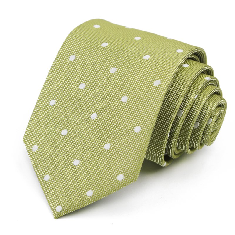 Wholesale Sublimation polyester Necktie Custom Men Neckties Gravatas Dot Jacquard Neck Ties For Men
