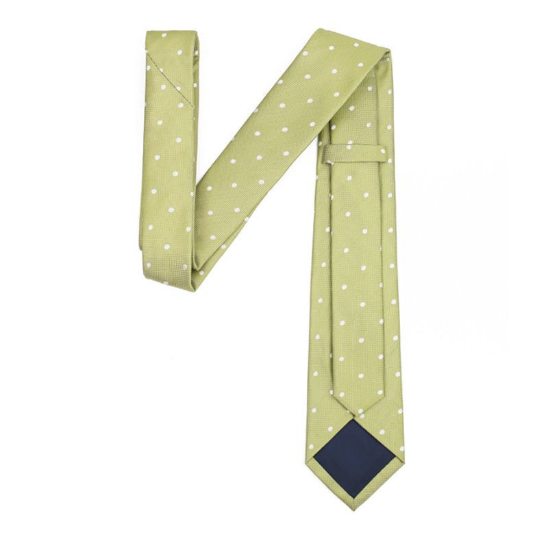 Wholesale Sublimation polyester Necktie Custom Men Neckties Gravatas Dot Jacquard Neck Ties For Men