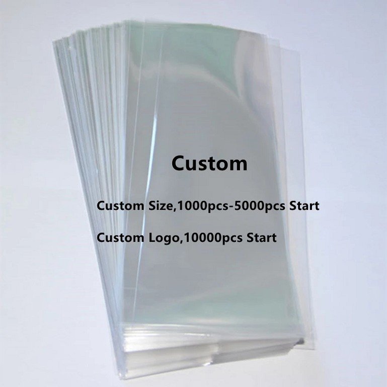 Cello Plastic Bags for Kid Clear Flat Cellophane Treat Bags Good for Bakery Cookies Candies Dessert with Random Color Twist Ties