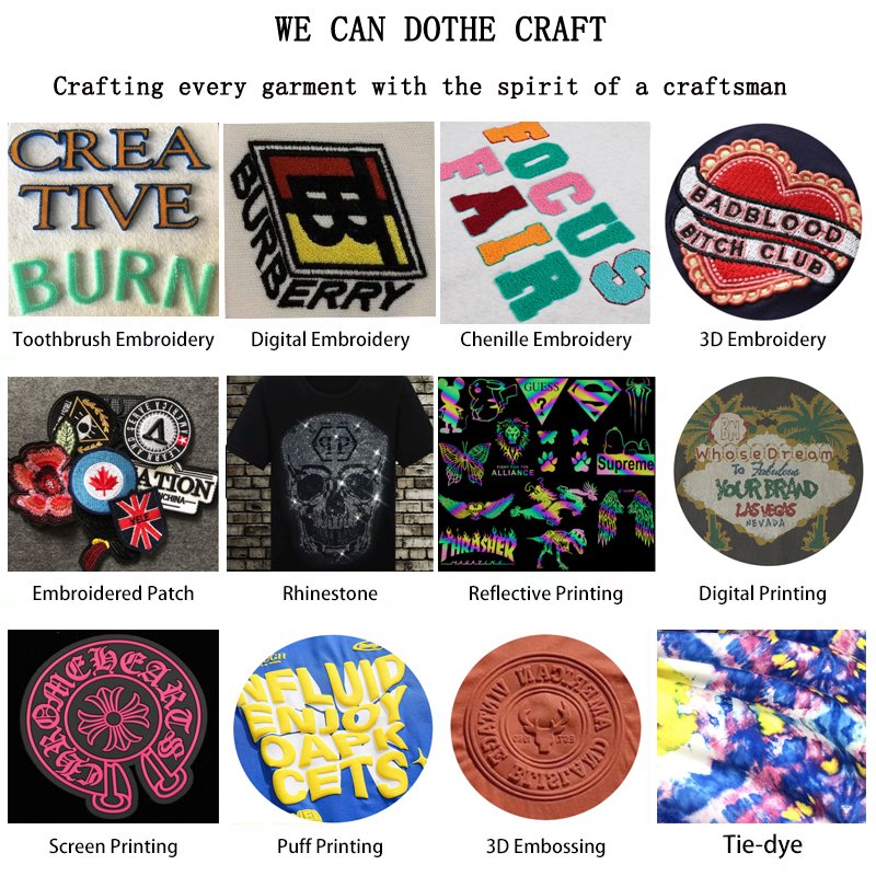 T-shirt manufacturer customizes printed long sleeved t-shirts with high-quality street clothing t-shirt customization logo