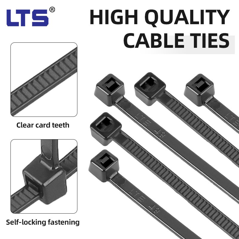 2.5*60mm Miniature Self-Locking Nylon Zip Ties Small Size Plastic Cable Ties