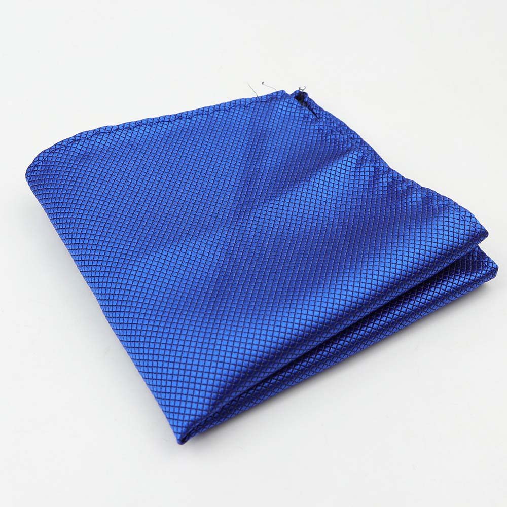 Solid Hankie Polyester High Quality Pocket Square Business Tuxedo Tie Men Handkerchief Gift Accessory
