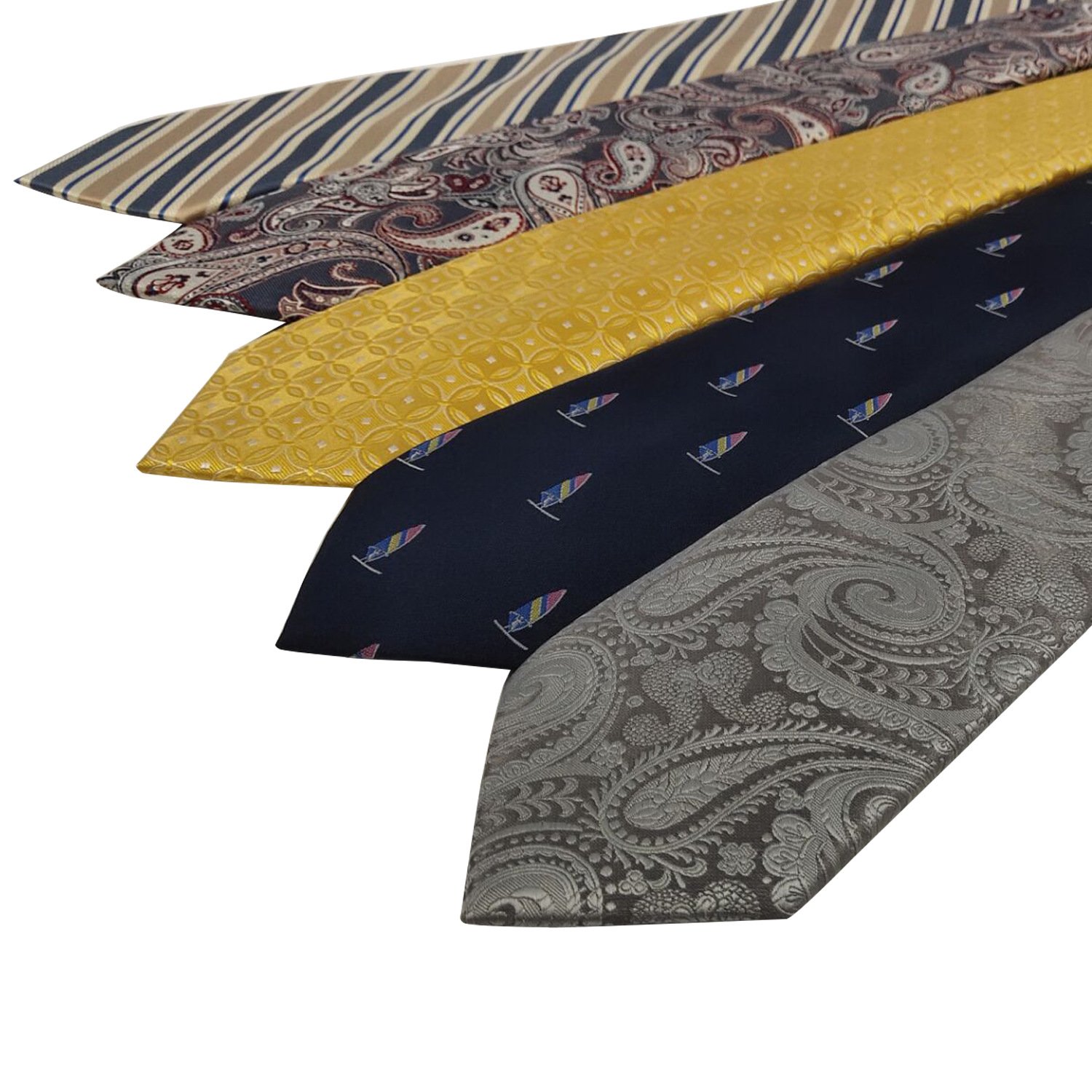 Hot selling Stylish men's polyester casual fashion tie hand with 6CM width with shirt and suit