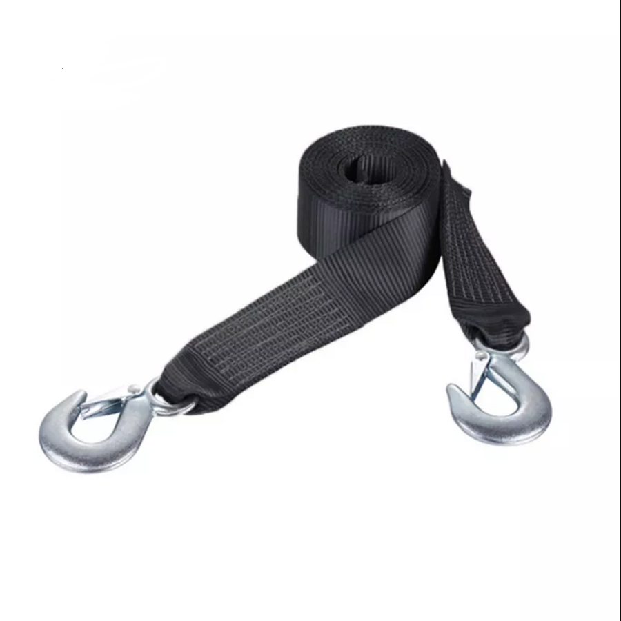 Wholesale manufacturer Snap hooks 1 inch 1000 Lbs Polyester Tow Strap