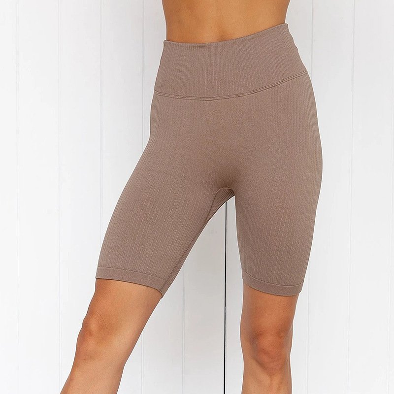 gym fitness legging fashion women's high waist biker yoga shorts for women two piece pants set legging best sale