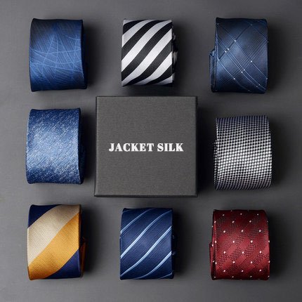 Silk Woven Tie Men Wedding Ties Stripe Fashion Mens Formal Gravata Neckties silk ties