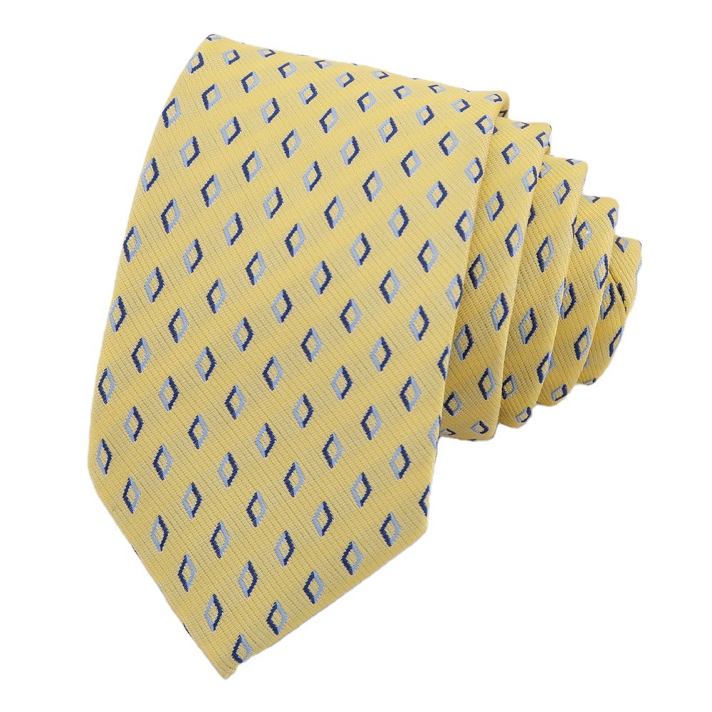 RunLin Shengzhou Woven Jacquard Fabric Daily Casual Formal Business Customized Handmade Woven Silk Neck Tie