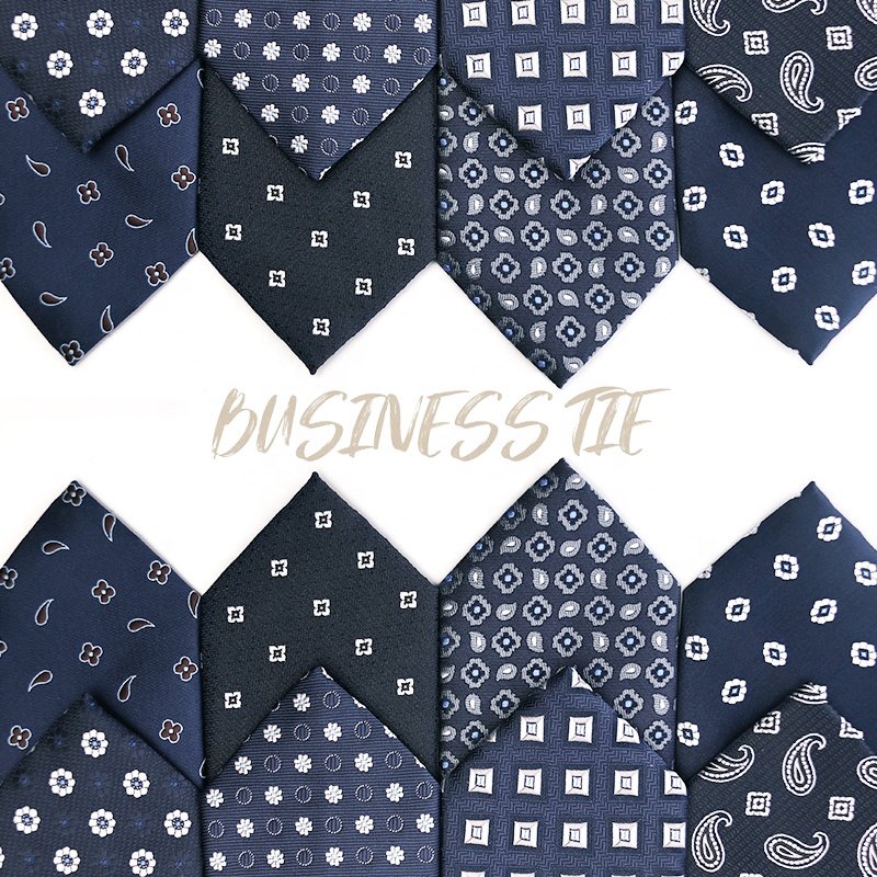 2024 New Fashion Paisley Italian Design Neckties Custom High Quality Fashionable Navy Blue Ties For Men