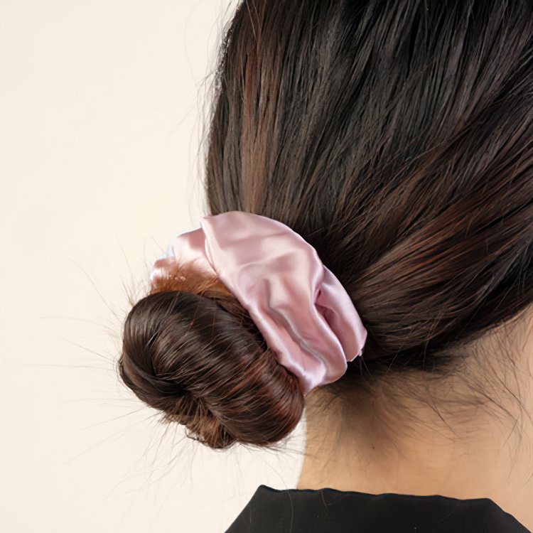Korean Large Solid Color 22 Mome silk Hair Scrunchies Girls Buns Elastic Hair Bands Fashion Curly Soft Hair ties Accessories