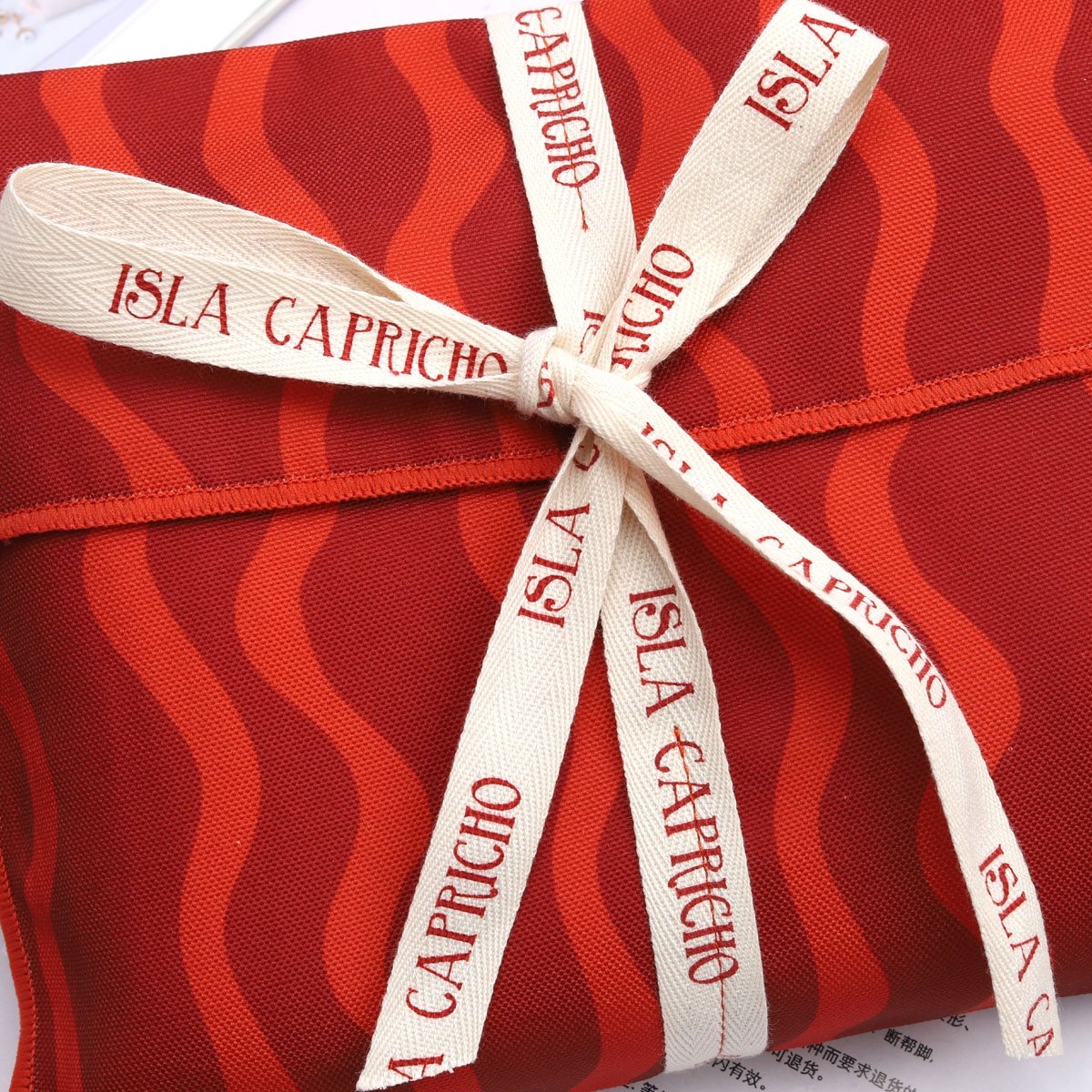 Custom Digital Printed Flap Dust Envelope Pouch Red Cotton Canvas Pillow Scarf Gift Baby Clothing Packing Dust Bag With Ribbon