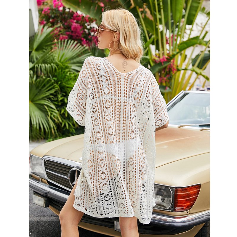 Womens Bathing Suit Cover Up for Beach Pool Swimwear Beachwear Crochet Dress