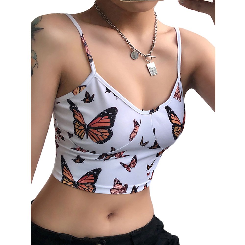 Latest Women Fashion Clothing Designers OEM Custom Ruffle Sleeve Corset Tank Top Leopard Print New Designer Crop Tops & T Shirt