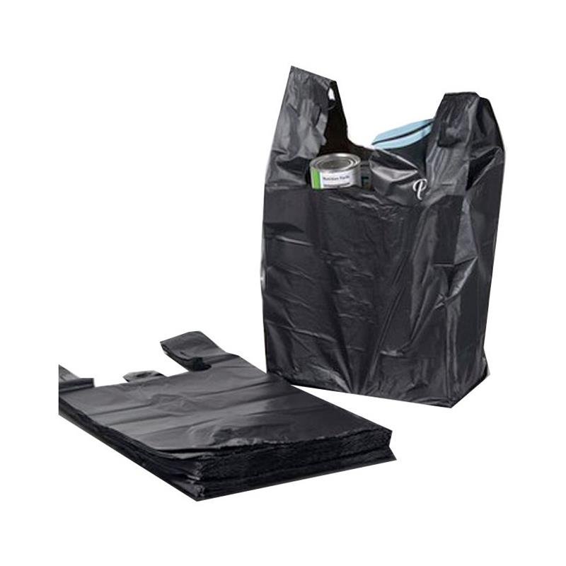 Custom Logo Bolsas De Basura Bio Degradable Plastic T-Shirt Tie Handles Packaging Garbage Trash Bag