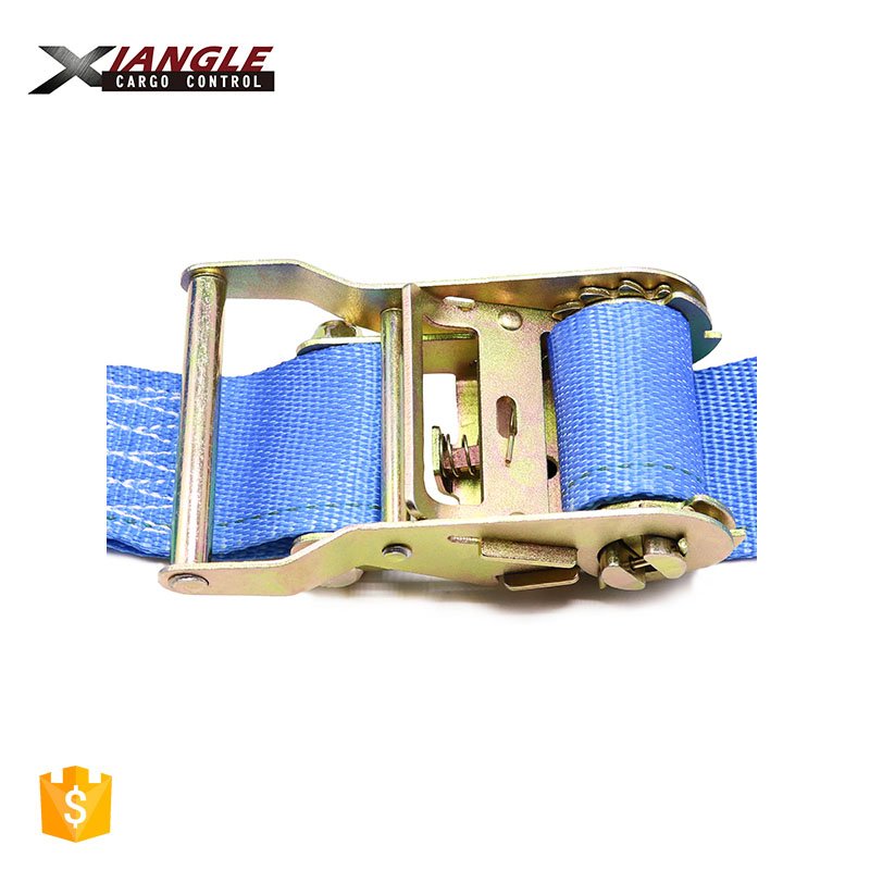 Heavy Duty 2 Inch 50mm Cargo Lashing E Track Ratchet Tie Down Strap for Trailer