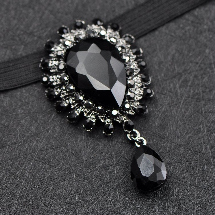 Fashion large rhinestone alloy water drop Bow Ties wedding jewelry Bow Tie Fashion Crystal Bowtie For men