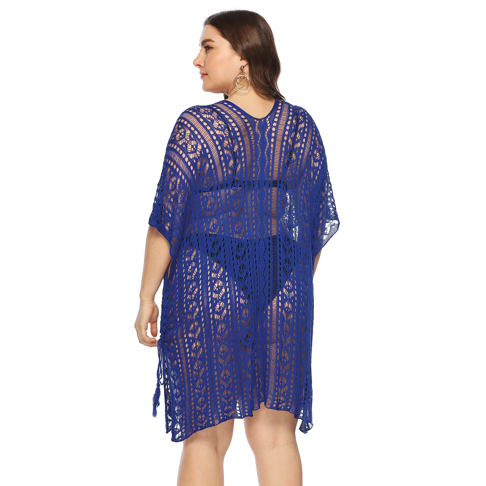 Wholesale Swim Suit Cover Ups Women Plus Size Beachwear Mesh Beach Cover Up Swimwear & Beachwear