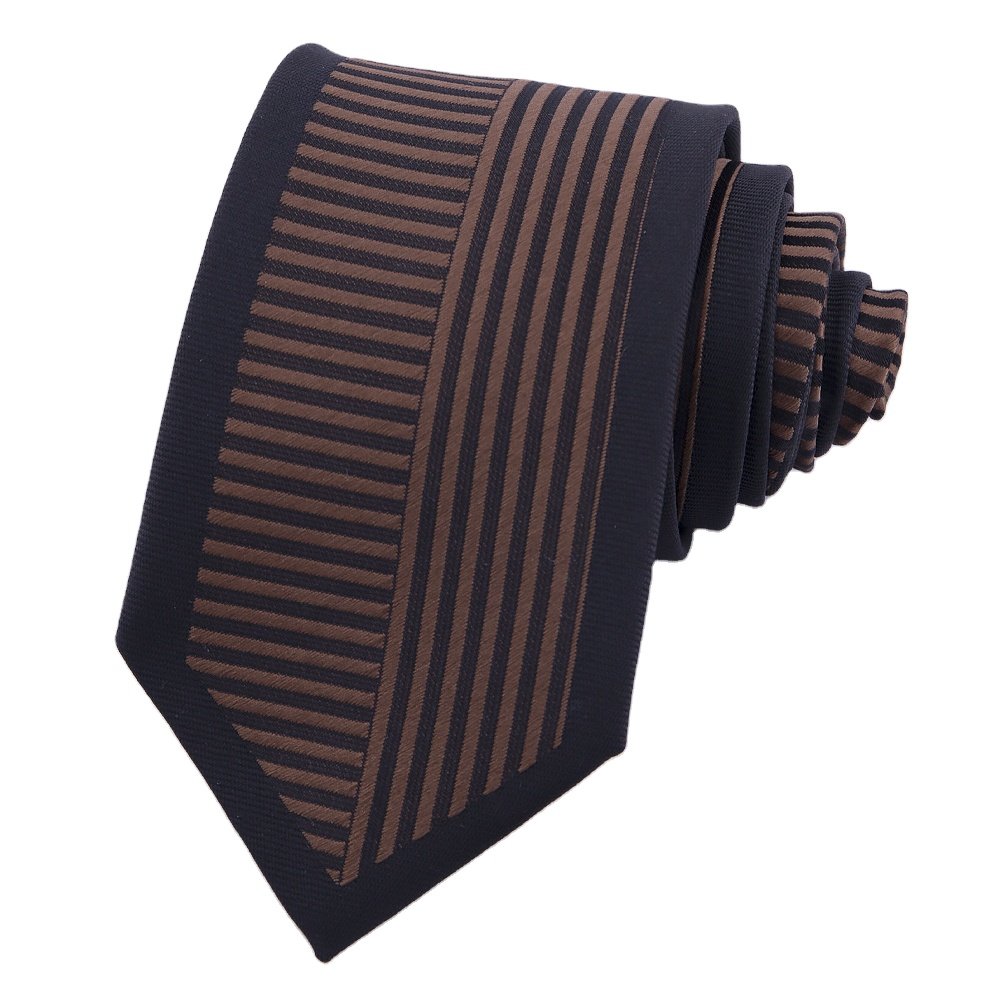 RunLin Factory Handmade Customized Wholesale Yarn Dyed Woven Jacquard Fabric Silk Ties