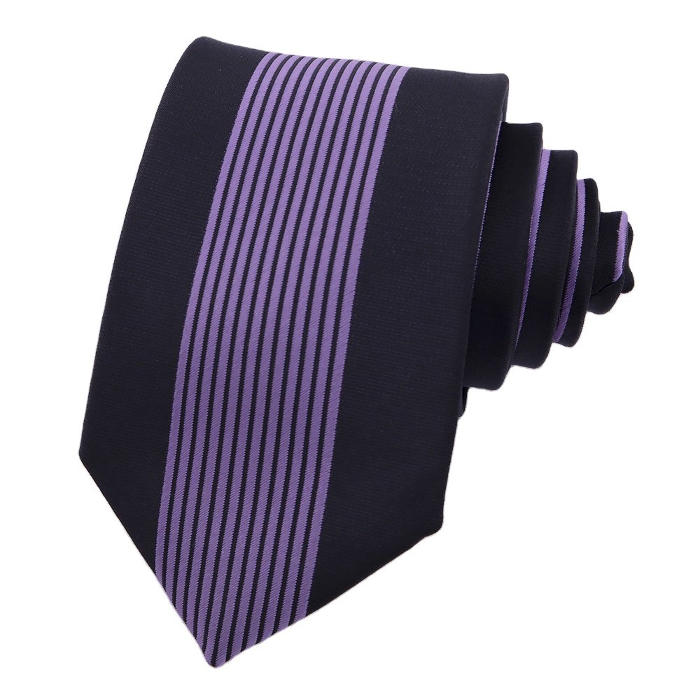 RunLin Factory Handmade Customized Wholesale Yarn Dyed Woven Jacquard Fabric Silk Ties