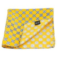 Hamocigia OEM Men Handmade Handckerchief Print Pocket Squares Silk