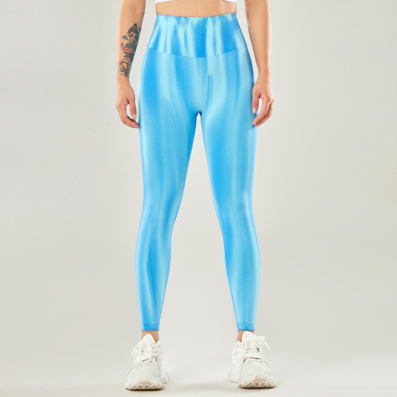 Women Tie-Dye Sport Bra and Short Yoga Wear Set Seamless High Waist Yoga Pants Crop Revealing Sports Suit