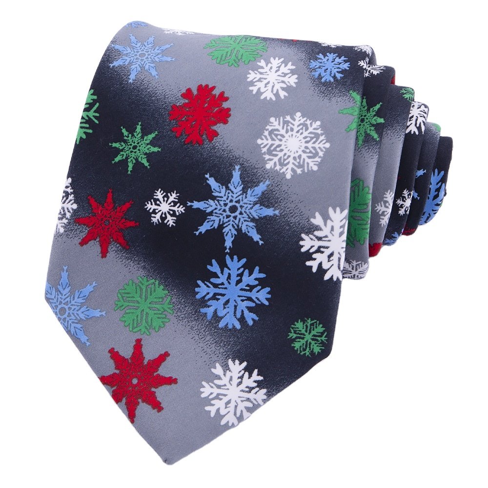 RunLin Wholesale Custom Woven Jacquard Handmade Premium Luxury Popular Xmas Christmas Ties