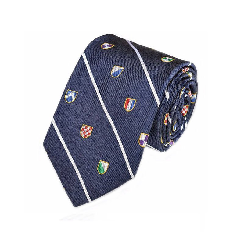 Custom Design 100% Silk Seide Neckties with Your Logo Jacquard Woven or Printed Men's Fashion Stripe Paisley Dobby Ties