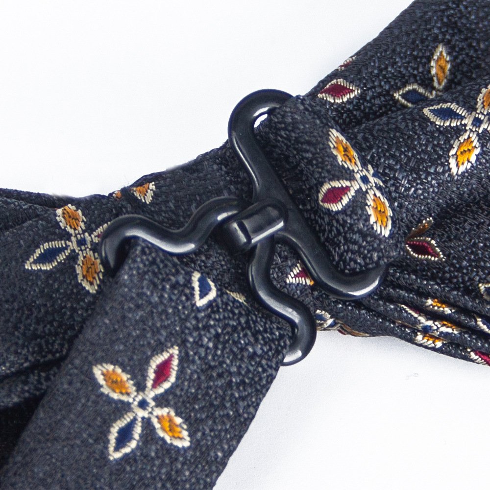 Microfiber Polyester Tie Gift Set Pocket Square Bowtie