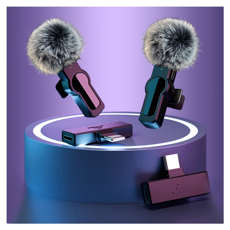 Popular Wireless Microphone Wireless Lapel Microphone Portable Video Recording For Android IOS Recoroding Lavalier Tie Set