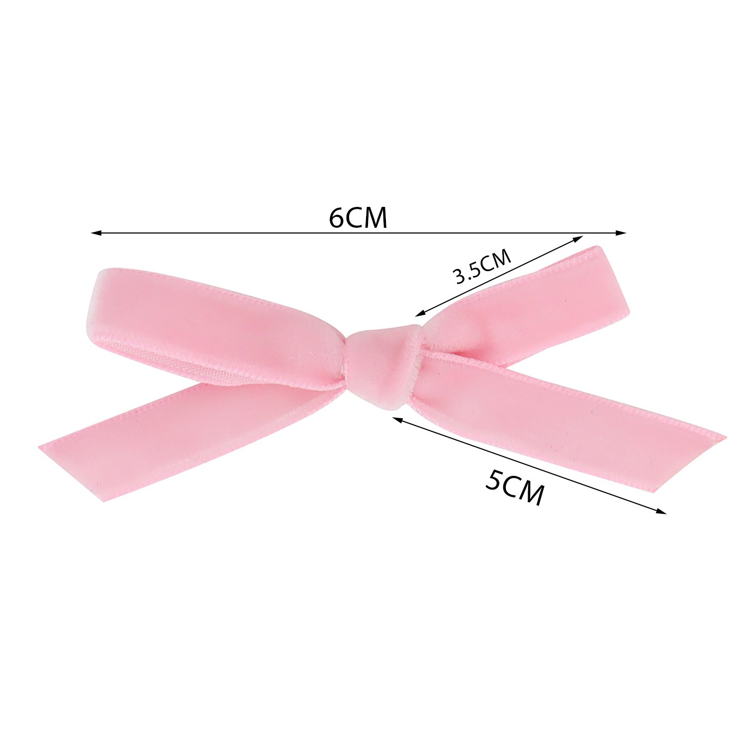 Multifunction Solid Color Underwear Socks Perfume Bottle Decoration Neck Bow Hair Clip Accessories Velvet Ribbon Bow Ties