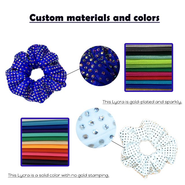 New arrival full silk rhinestone scrunchies elastic hair band mystique women elegant high quality fabric crystal scrunchies
